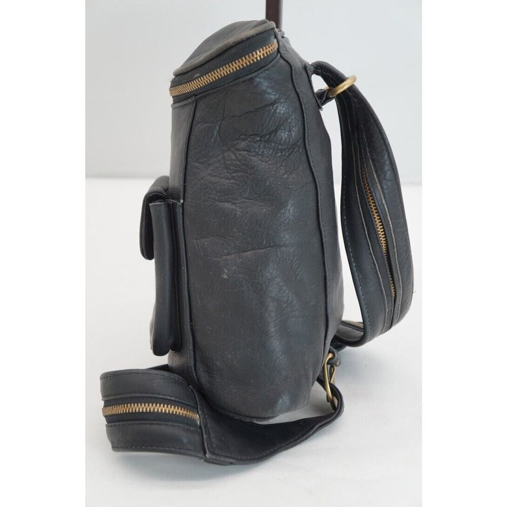 Frye Black Leather Backpack - Picture 4 of 11